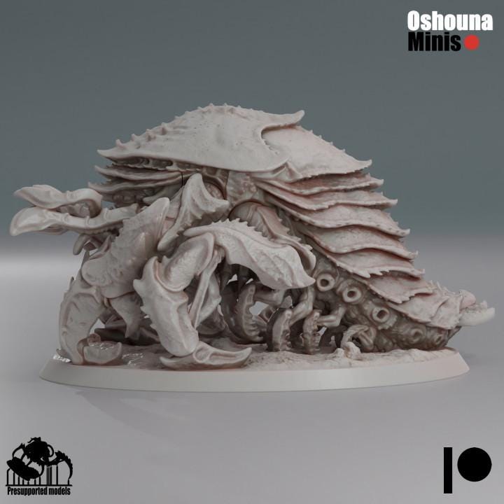 Kraken - Deep Hive - Deep Hive - Oshounaminis - Tabletop wargaming miniature for Grimdark | OPR | Sci-fi | Alien Bug Proxy | Printed mini