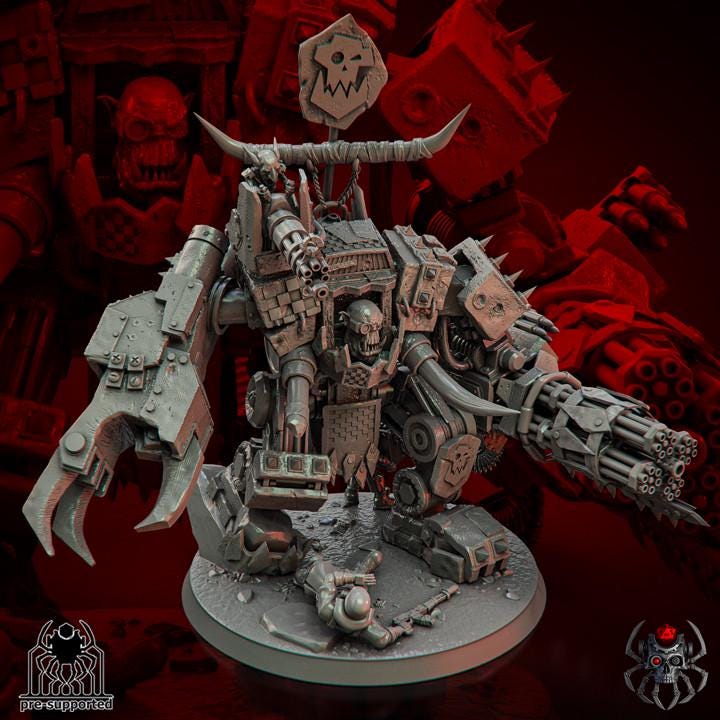 BigBadOrk - Eight Legs Miniatures - Tabletop Wargaming for Grimdark | Alternative  | OPR Sci-Fi mini