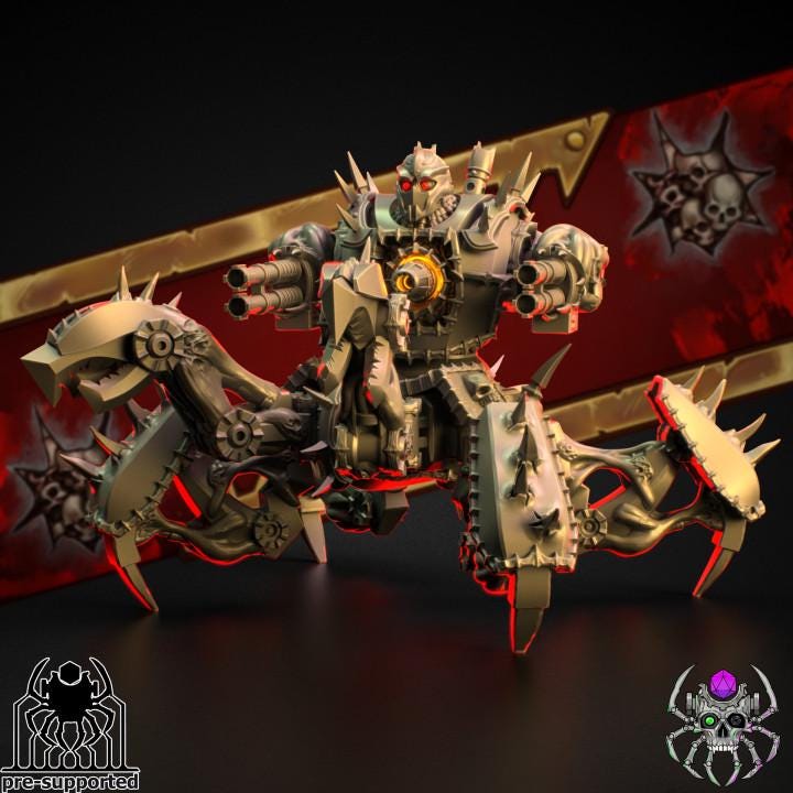 The Bloody Skulls Destructor - Sci-Fi Wargames & TTRPG | Eight Legs Miniatures mini