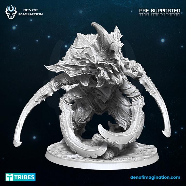 UltraFex Prime - Miniatures - Hive Kelth - Wildmesh - Tabletop Wargaming for Grimdark | Alternative  | OPR Sci-Fi mini Bug Alien