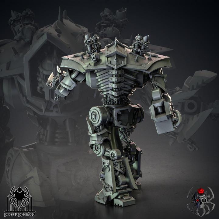 Fallen Knights Exterminator - Sci-Fi Wargames & TTRPG | Eight Legs Miniatures mini