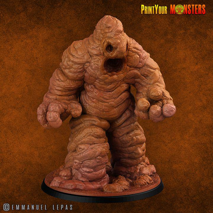 Golem Battle Miniatures | Print Your Monster | Fantasy | Grimdark | DnD | Tabletop Wargaming Mini