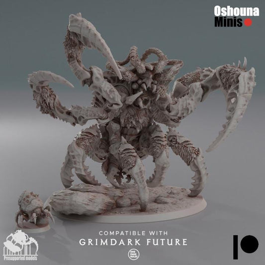 Yeti Crab Miniature - Deep Hive - Oshounaminis - Tabletop wargaming miniature for Grimdark OPR | Sci-fi | Alien | Bug |  3D Printed Mini