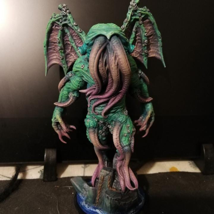 Cthulhu - | Fantasy | Print your Monster | PathFinder | Mini | Tabletop Wargaming | Dungeons and Dragons | Resin | Fantasy | RPG | D&D