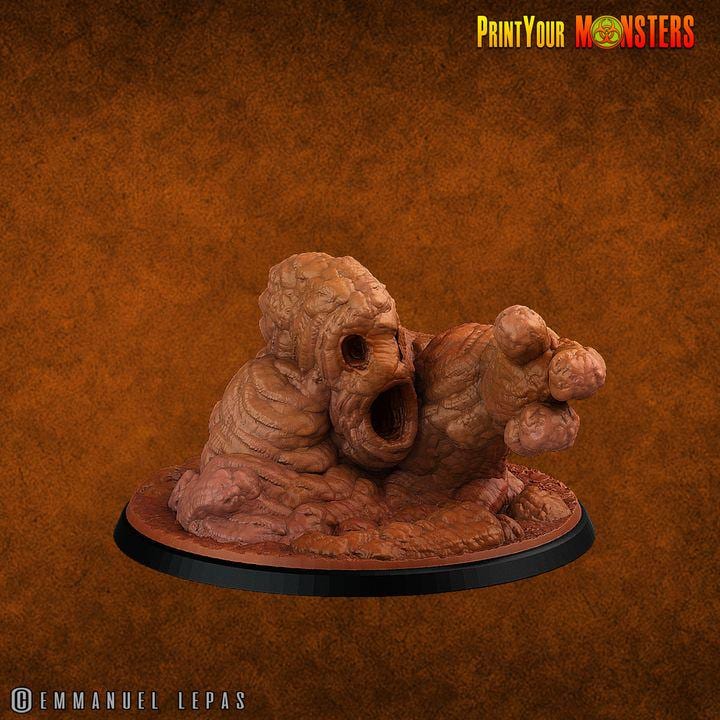 Golem Battle Miniatures | Print Your Monster | Fantasy | Grimdark | DnD | Tabletop Wargaming Mini