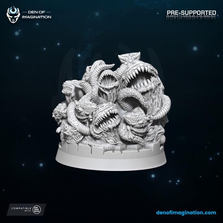 Demons Voidlings Swarm and Void Swarm - Wildmesh - Tabletop Wargaming for Grimdark | Alternative  | OPR Sci-Fi mini