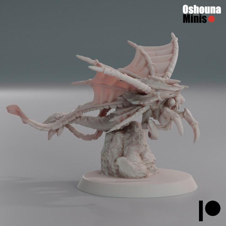 Flying Spike Spitters  (1-20) - Deep Hive - Oshounaminis Tabletop wargaming miniature for Grimdark | OPR | Sci-fi | Alien Bug Proxy