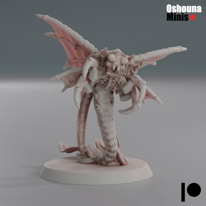 Flying Spike Spitters  (1-20) - Deep Hive - Oshounaminis Tabletop wargaming miniature for Grimdark | OPR | Sci-fi | Alien Bug Proxy