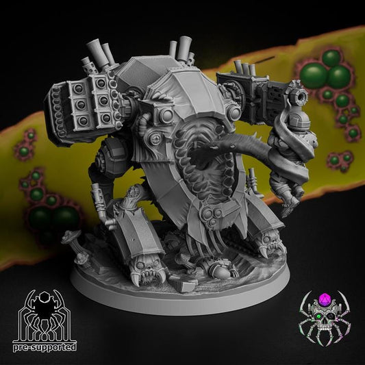 Armed Corpse Shredder • 32mm Grimdark Ork Miniatures Set for Sci-Fi Wargames & TTRPG | Eight Legs Miniatures mini