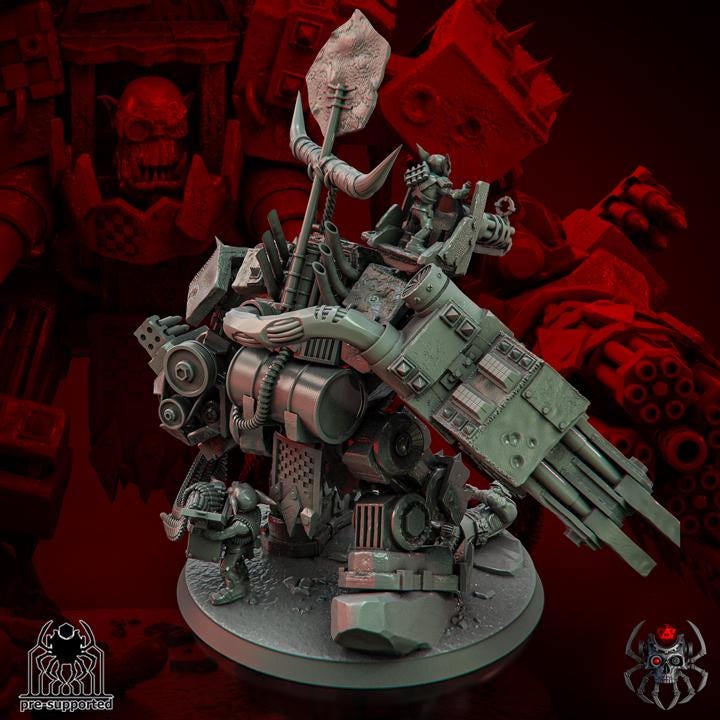 BigBadOrk - Eight Legs Miniatures - Tabletop Wargaming for Grimdark | Alternative  | OPR Sci-Fi mini