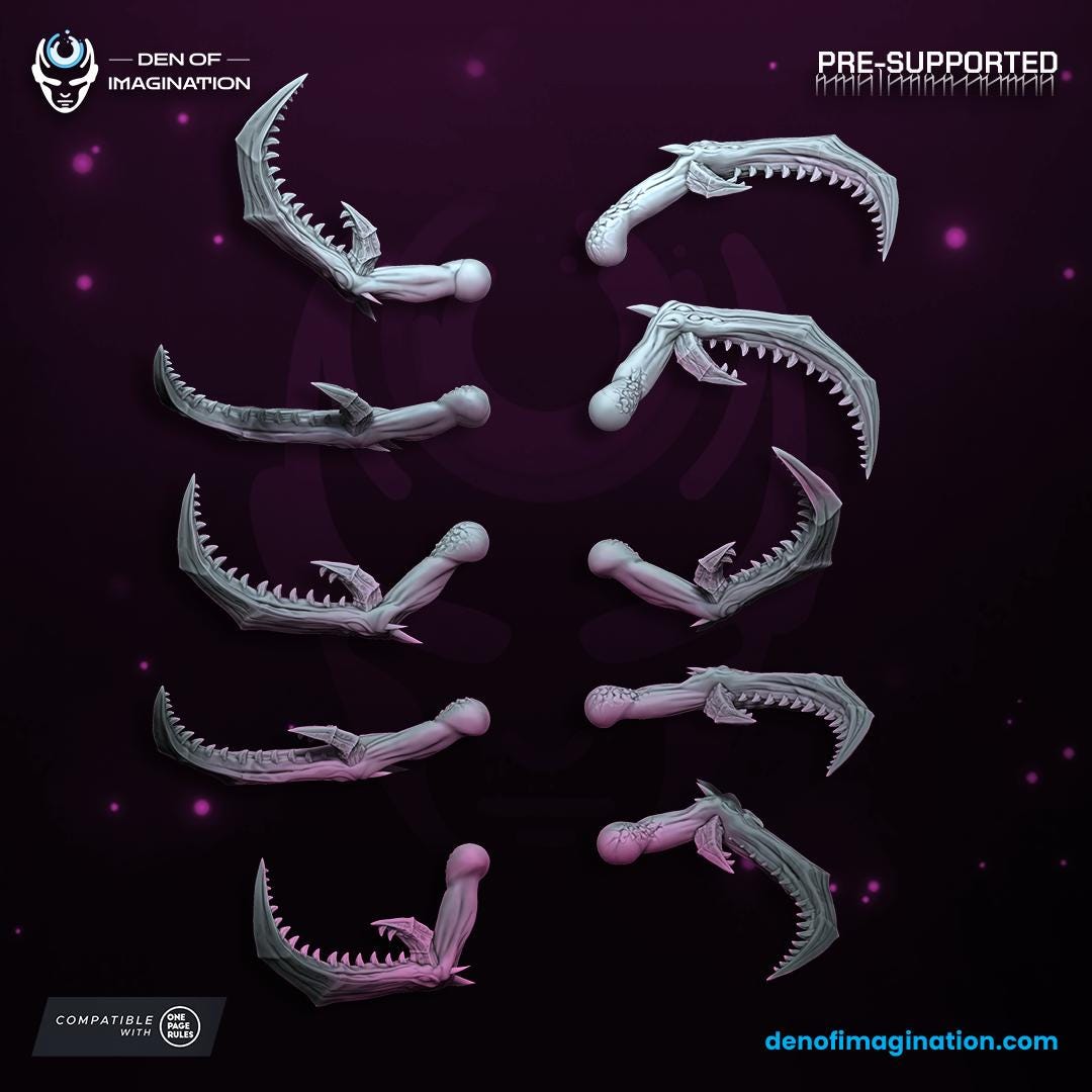 Chaos Demon - Succubus Reborn - Miniatures - NEW Wildmesh release March 25 Tabletop Wargaming for Grimdark | OPR | Sci-fi