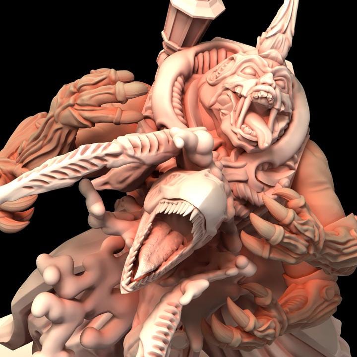 Acolytes Cults 6-12  - Genetist Fleshsculpter - Printerra Studios - Tabletop Wargaming Miniature for Grimdark | OPR | Sci-fi