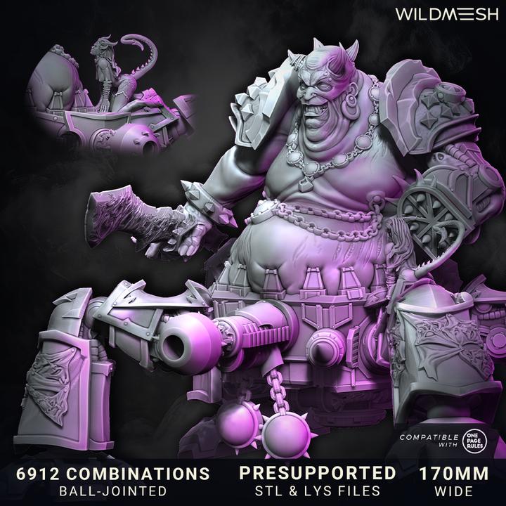 Chaos Excess - Corruptor - Modular - July 25 Release - Wildmesh Tabletop Wargaming for Grimdark Alternative OPR