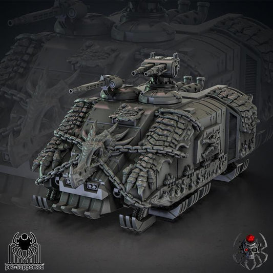 FlameLizard Heavy Hover Punisher APC - Sci-Fi Wargames & TTRPG | Eight Legs Miniatures mini