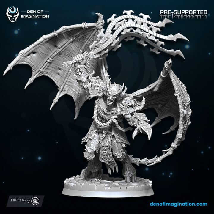 Chaos - Demonic Prince of Excess - Den of Imagination - Tabletop Wargaming Grimdark Scifi Fantasy Daemon Grimdark