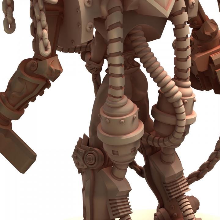 Battle Nuns Prayer Machine Nundam Warsuit -  BELTHAZARK - Printerra Studios - Tabletop Wargaming Miniature for Grimdark | OPR | Sci-fi