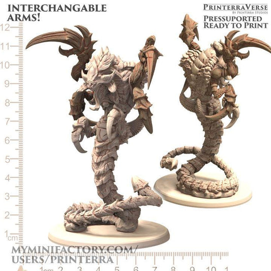 Desert Moundlord Mawler  - Serket - Printerra Studios - Tabletop Wargaming Miniature for Grimdark | OPR | Sci-fi