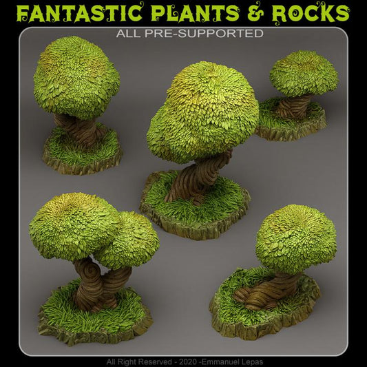 Majestic Enchanted Trees Wargaming Terrain Objectives | Fantastic Plants and Rocks | PathFinder | Mini | Dungeons and Dragons | Fantasy RPG