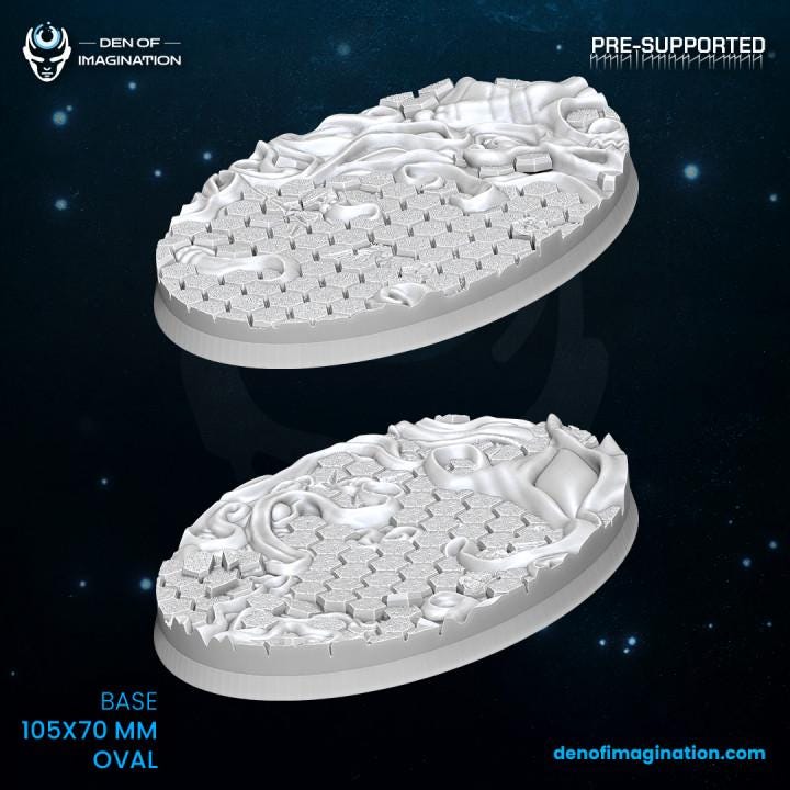 Chaos Void Infestation Bases - Wildmesh - Tabletop Wargaming Grimdark Scifi Fantasy Daemon Grimdark