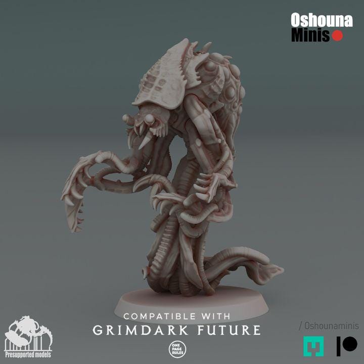 Poisonous JellyFish Miniatures 2.0 (1-6) - February 2025 Release for Tabletop Wargaming, Compatible with GrimDark OPR & Oshounaminis