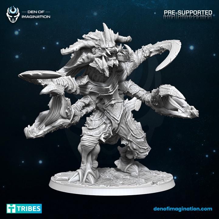 UltraFex Prime - Miniatures - Hive Kelth - Wildmesh - Tabletop Wargaming for Grimdark | Alternative  | OPR Sci-Fi mini Bug Alien