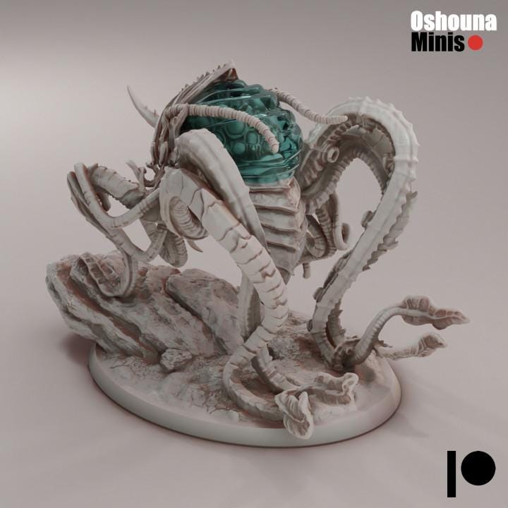 Great Poisoner - Deep Hive - Oshounaminis - Tabletop wargaming miniature for Grimdark | OPR | Sci-fi | Alien Bug Proxy | Printed mini