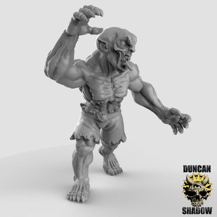 Ghouls | Duncan Shadow | PathFinder | Mini | Tabletop Wargaming | Dungeons and Dragons | Resin | Fantasy | RPG