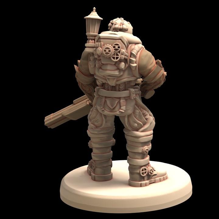 Neo Lab Guards ( 5 - 20 ) Genetist Fleshsculptor - Printerra Studios - Tabletop Wargaming Miniature for Grimdark | OPR | Sci-fi