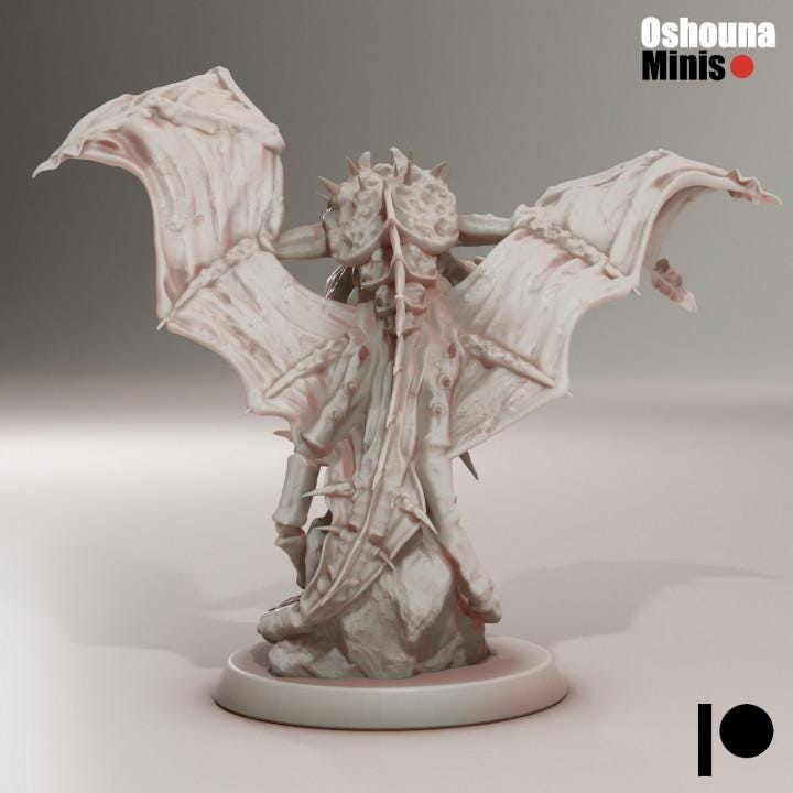 Flying Parasite - Deep Hive - Oshounaminis - Tabletop wargaming miniature for Grimdark | OPR | Sci-fi | Alien Bug Proxy | Printed mini
