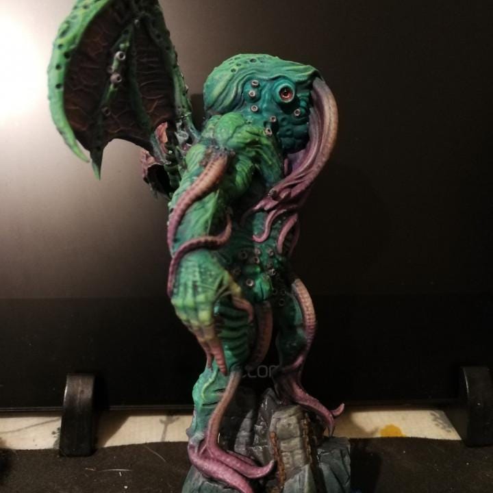 Cthulhu - | Fantasy | Print your Monster | PathFinder | Mini | Tabletop Wargaming | Dungeons and Dragons | Resin | Fantasy | RPG | D&D