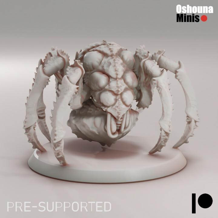 Oshounaminis Acid Sprayer Deep Hive 1.0 tabletop gaming miniature pre-supported for wargaming.