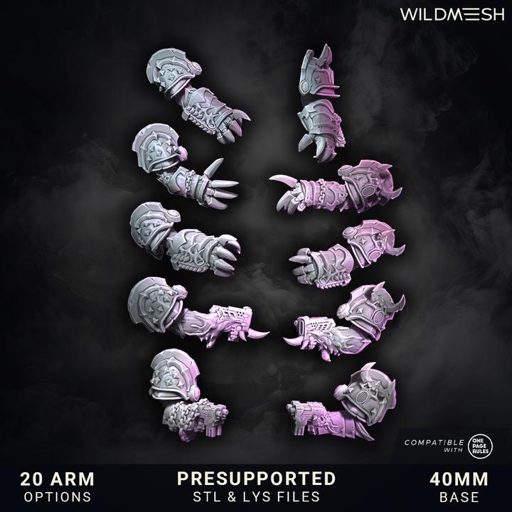 Chaos Excess - Annihilators unit - July 25 Release - Wildmesh Tabletop Wargaming for Grimdark Alternative OPR