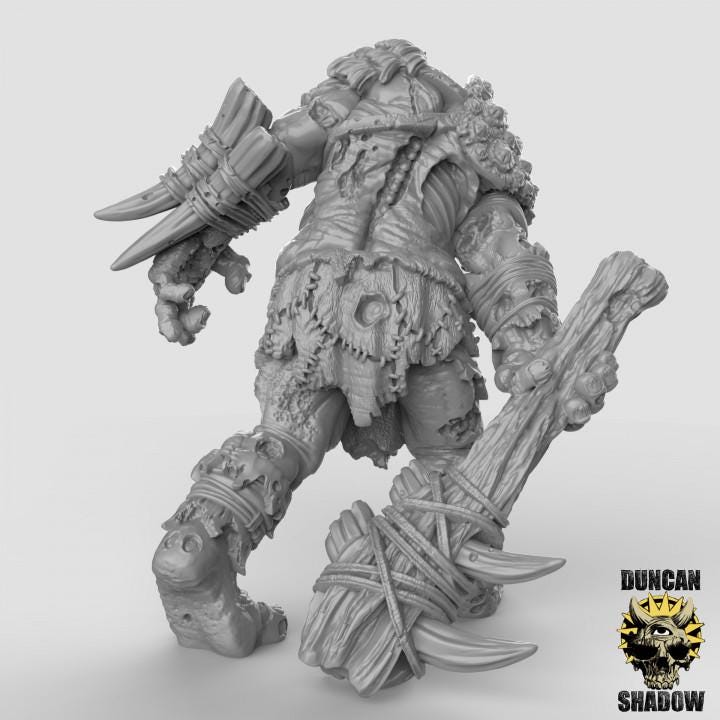 Undead Chaos Titan | Duncan Shadow | PathFinder | Mini | Tabletop Wargaming | Dungeons and Dragons | Resin | Fantasy | RPG