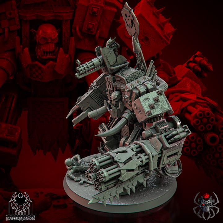 BigBadOrk - Eight Legs Miniatures - Tabletop Wargaming for Grimdark | Alternative  | OPR Sci-Fi mini