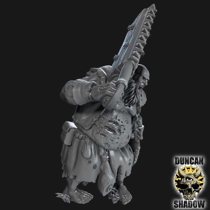 The Miller Zombie Brute | Duncan Shadow | April 25 release PathFinder | Tabletop Wargaming | Dungeons and Dragons | Resin | Fantasy | RPG