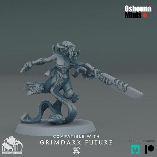 Ethereal S.E.A Coalition -  Oshounaminis - New April 25 - Tabletop wargaming miniature for Grimdark | OPR | Sci-fi | Alien Bug Proxy