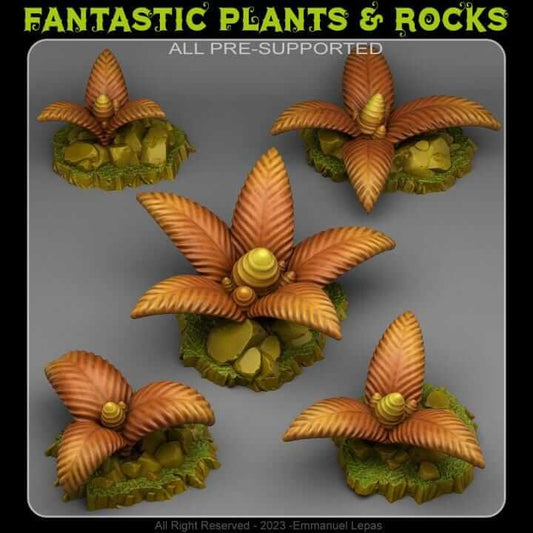 Dangerous Bee Plants | Fantastic Plants and Rocks | PathFinder | Mini | Tabletop Wargaming | Dungeons and Dragons | Resin | Fantasy | RPG