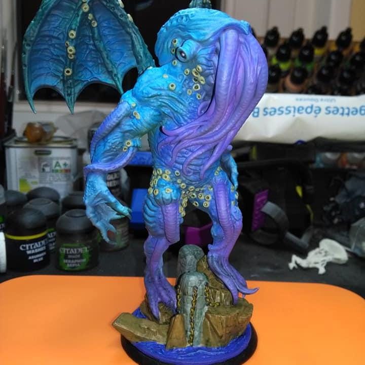 Cthulhu - | Fantasy | Print your Monster | PathFinder | Mini | Tabletop Wargaming | Dungeons and Dragons | Resin | Fantasy | RPG | D&D