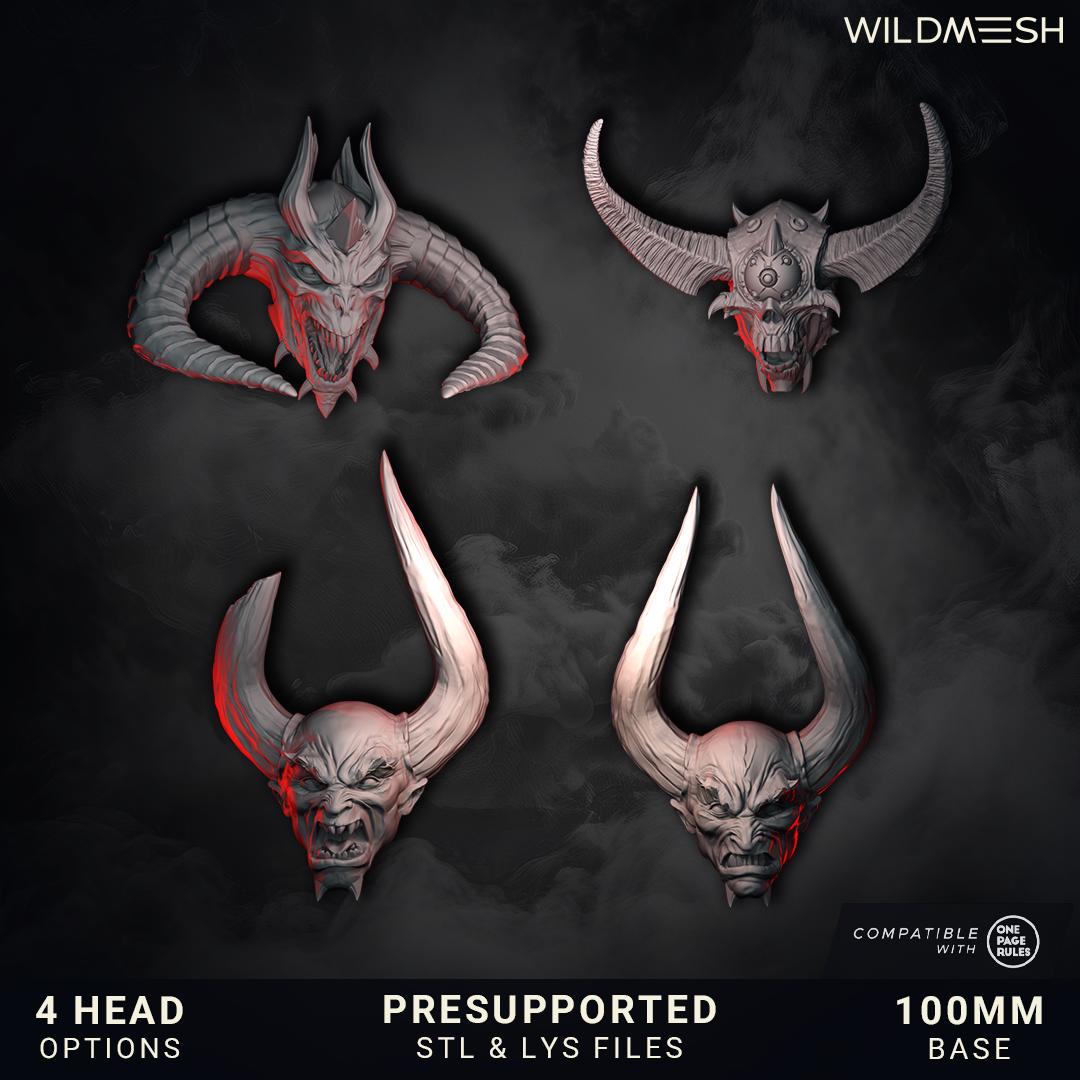 Chaos Wrath - Ferox The Banished  - Miniatures - Wildmesh - Tabletop Wargaming for Grimdark | Alternative  | OPR Sci-Fi mini