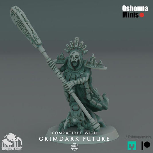 Oracle Doomed Empire -  Oshounaminis - New April 25 - Tabletop wargaming miniature for Grimdark | OPR | Sci-fi | Alien Bug Proxy |