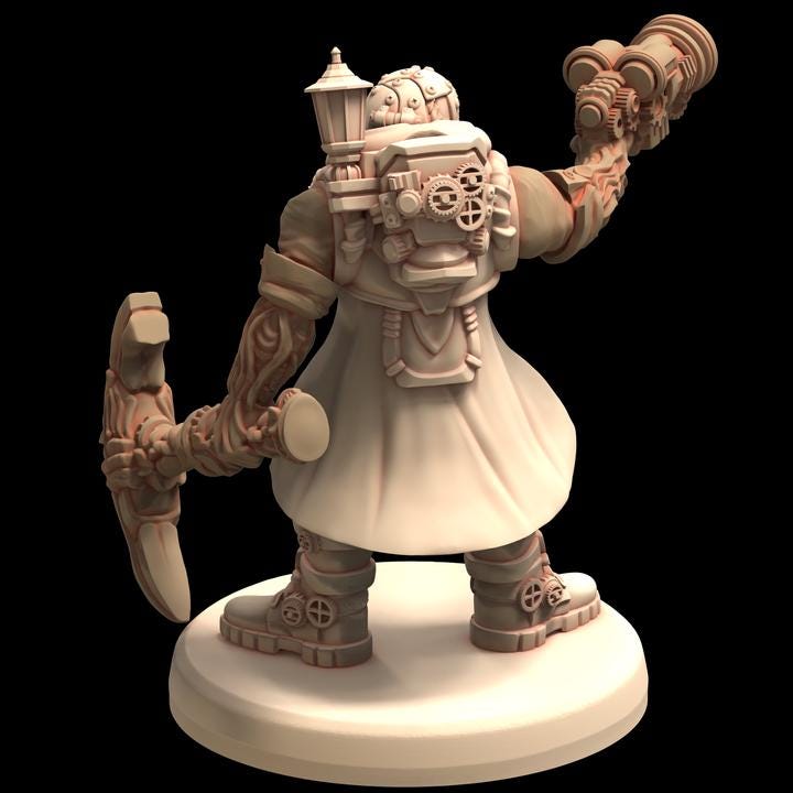 Neo Lab Guards ( 5 - 20 ) Genetist Fleshsculptor - Printerra Studios - Tabletop Wargaming Miniature for Grimdark | OPR | Sci-fi