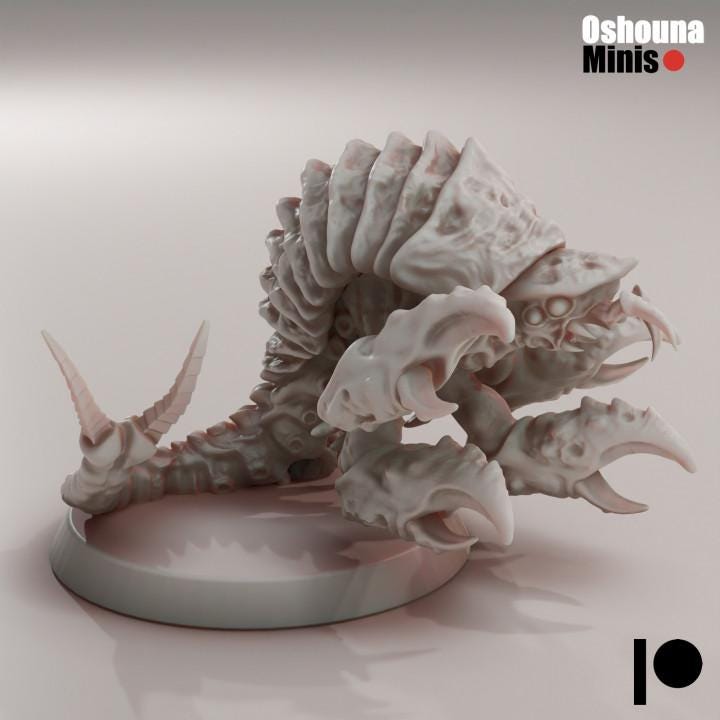 Alien Shrimps (1-9) - Deep Hive - Oshounaminis Tabletop wargaming miniatures for Grimdark | OPR | Sci-fi | Alien Bug Proxy