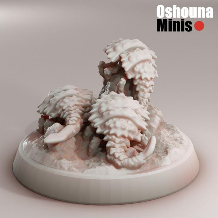 Alien swarms (1-9) - Deep Hive - Oshounaminis - Tabletop wargaming miniature for Grimdark | OPR | Sci-fi | Alien Bug Proxy