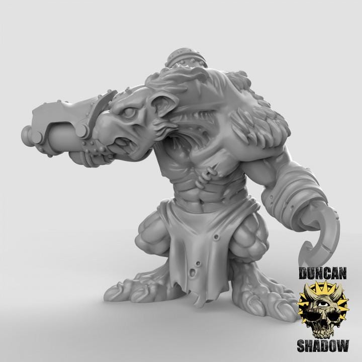 Rat Ogres | Duncan Shadow| PathFinder | Mini | Tabletop Wargaming | Dungeons and Dragons | Resin | Fantasy | RPG