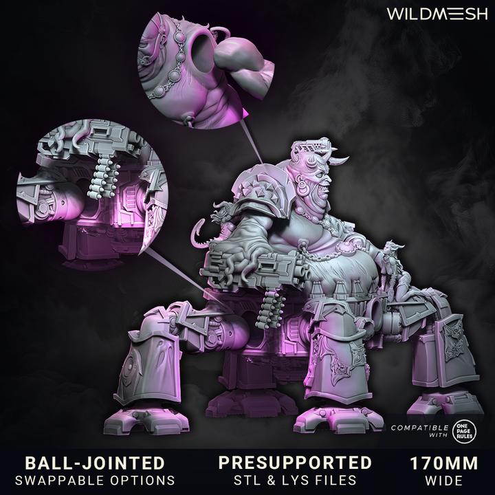 Chaos Excess - Corruptor - Modular - July 25 Release - Wildmesh Tabletop Wargaming for Grimdark Alternative OPR