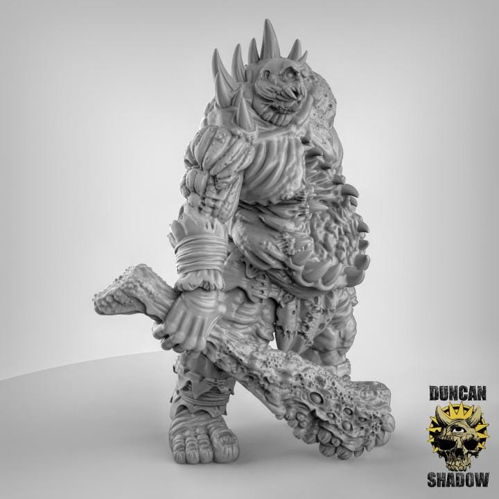 Chaos Titan Undead Miniature | Duncan Shadow | PathFinder | Mini | Tabletop Wargaming | Dungeons and Dragons | Resin | Fantasy | RPG