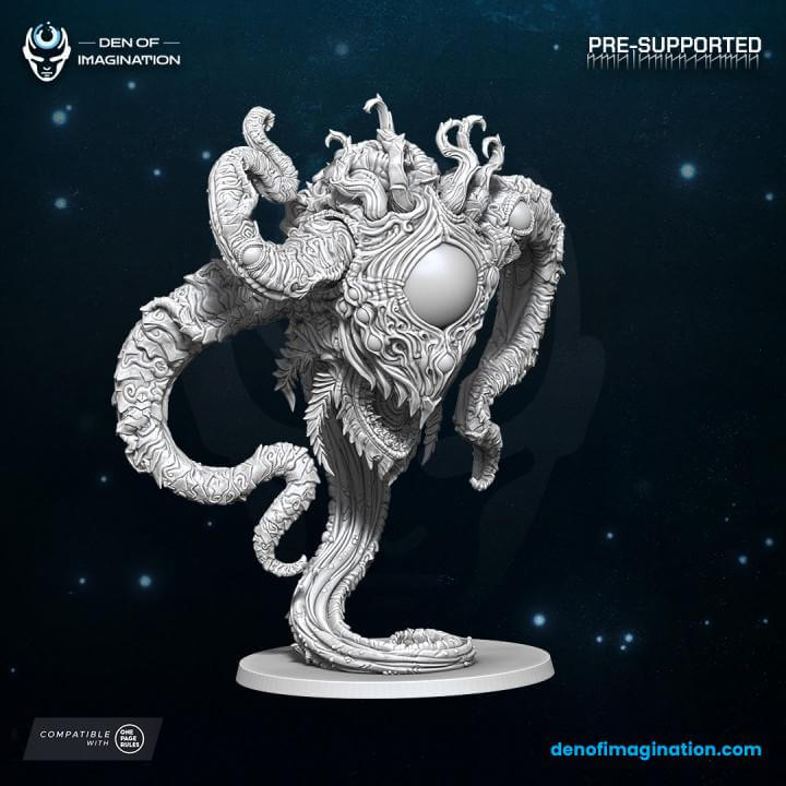 Chaos - Void Watcher - Den Of Imagination - Tabletop Wargaming Miniature for Grimdark Sci-Fi 3D Printed Mini for OPR