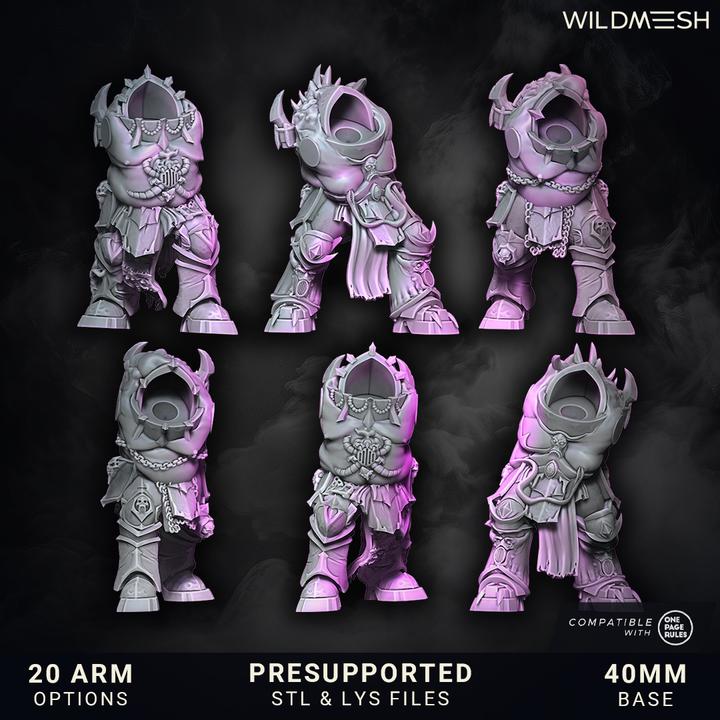 Chaos Excess - Annihilators unit - July 25 Release - Wildmesh Tabletop Wargaming for Grimdark Alternative OPR