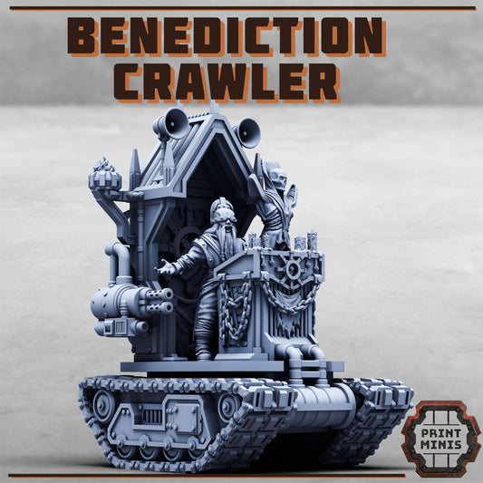 Benediction Crawler - Purifier Gang - Tabletop Wargaming Miniature for Grimdark | OPR | Sci-fi