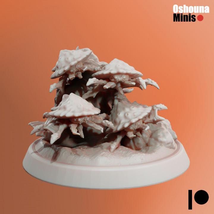 Flying Worm Swarms 1-9 Deep Hive - Oshounaminis - Tabletop wargaming miniature for Grimdark | OPR | Sci-fi | Alien Bug Proxy | Printed mini